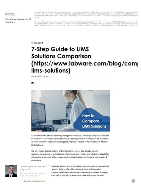 lims solutions|7.